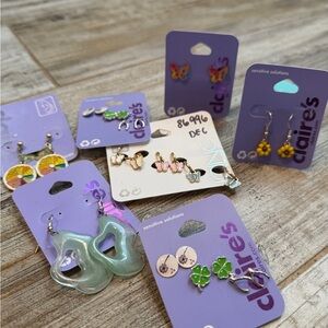 Claire's Colorful Kids Earring Collection